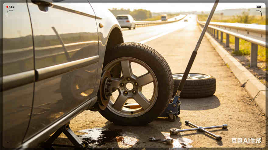 永川区高速公路扎胎-汽车流动补胎